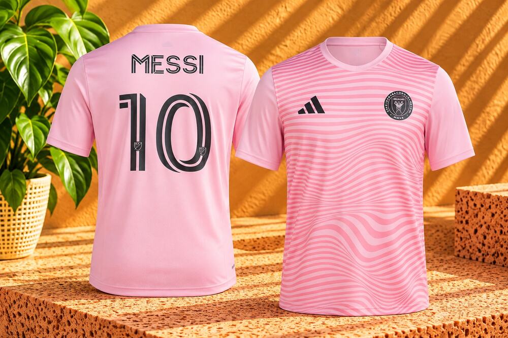 NWT adidas Messi Inter Miami CF #10 Performance Shirt Pink Size Small